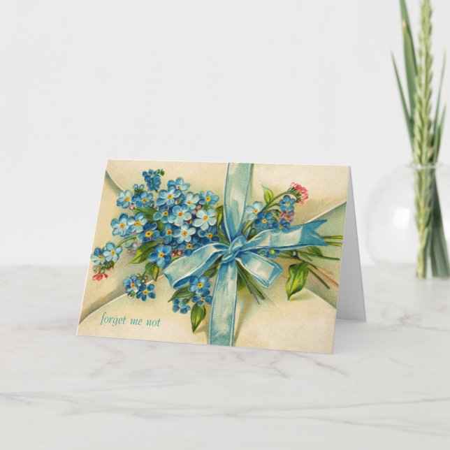 Esqueça-me não cartão (Frente)