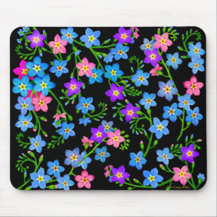 Esqueça-me não flores Mousepad do jardim