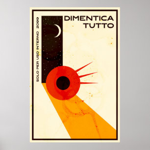 Esqueça o Poster de Filme Italiano