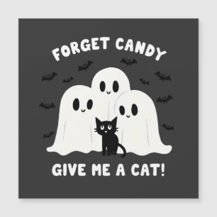 Esqueça os Doces Me Dê um Gato Halloween Assustado