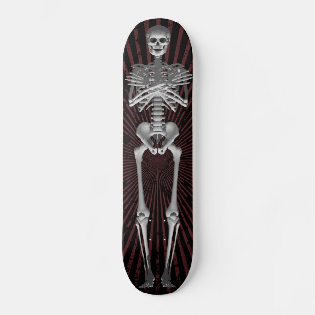Esqueleto Completo: Skateboard Personalizado (Frente)