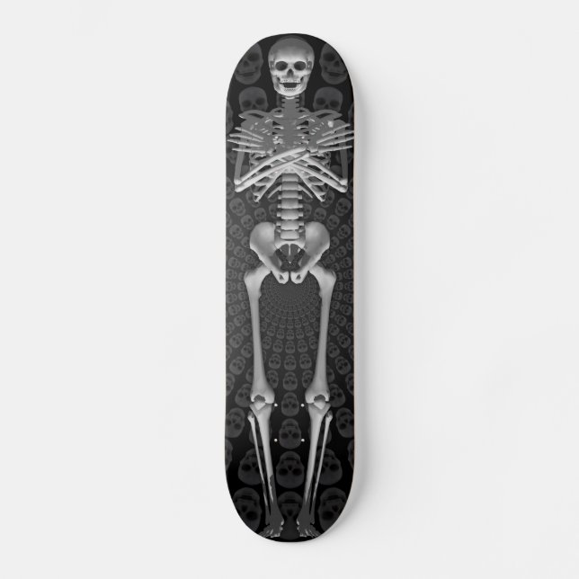 Esqueleto de comprimento do cheio: skate personali (Frente)