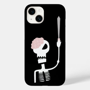 Esqueleto de Halloween com uma espada