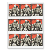 Esqueleto dos desenhos animados