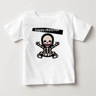 ESQUELETO FELIZ DO T-SHIRT PARA CRIANÇAS