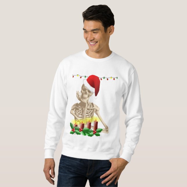 esqueleto pesadelo natal natal significa camisa (Frente Completa)
