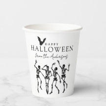 Esqueletos Dançantes Modernos Feliz Halloween