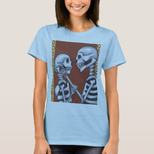 Esqueletos do diâmetro de los muertos na camisa d