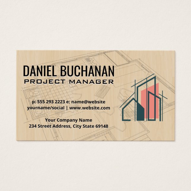 Esquemas | Madeira | Logotipo do arquiteto (Frente)