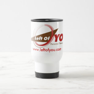 Esquerda de você caneca de viagem - personalizada