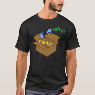 Esquerda estão fora da caixa T-Shirt