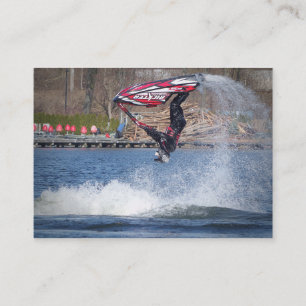 Esqui do jato - cartão de visita