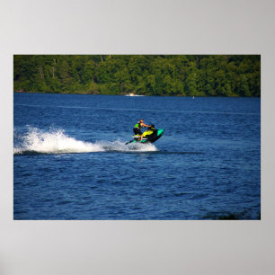 Esqui Jet no Lago Poster