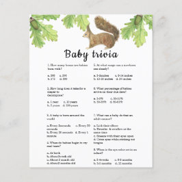 Esquilo - Baby Trivia | Jogo Chá de fraldas