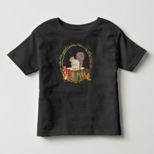 esquilo com camisa cardíaca