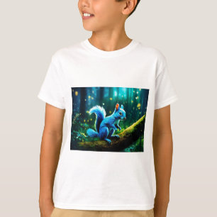 Esquilo curioso na Design de camisa do Park