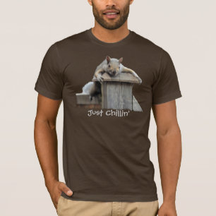 Esquilo da Cinza oriental, Enrolando T-Shirt Engra