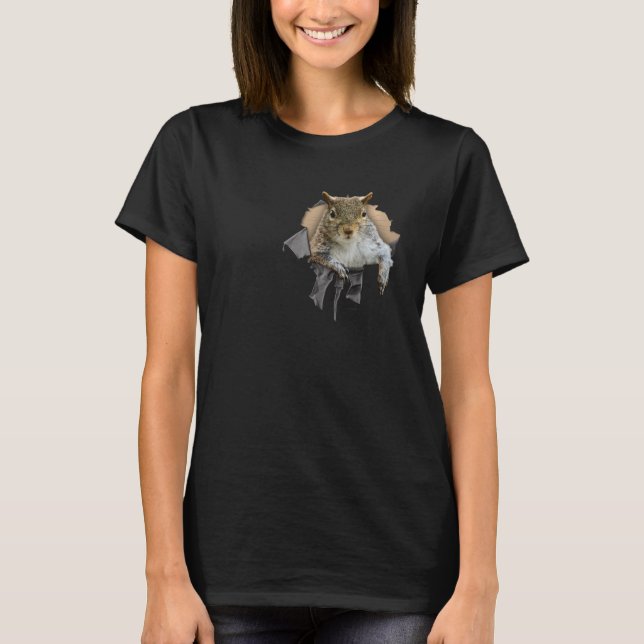 Esquilo de Camisa Estampado (Frente)