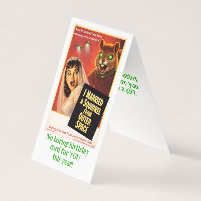 Esquilo do Espaço Exterior (Frente)