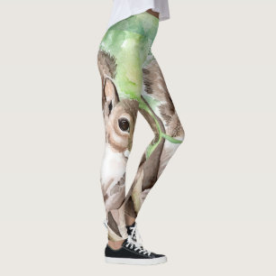 Esquilo nas suas leggings de arte
