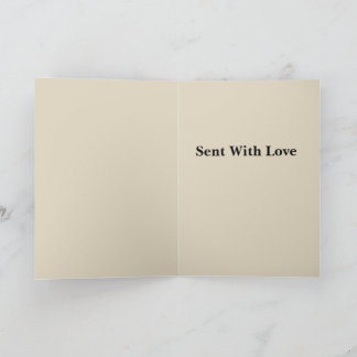 Esquilo retrô com cartão de saudação de presente