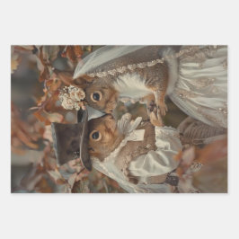 Esquilos Casando-se na Desnutação de Florestas