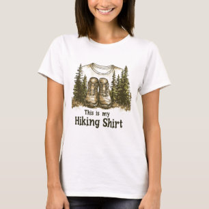 Essa é Minha Camisa de Caminhada Design Divertido