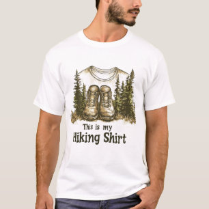 Essa é Minha Camisa de Caminhada Design Divertido 