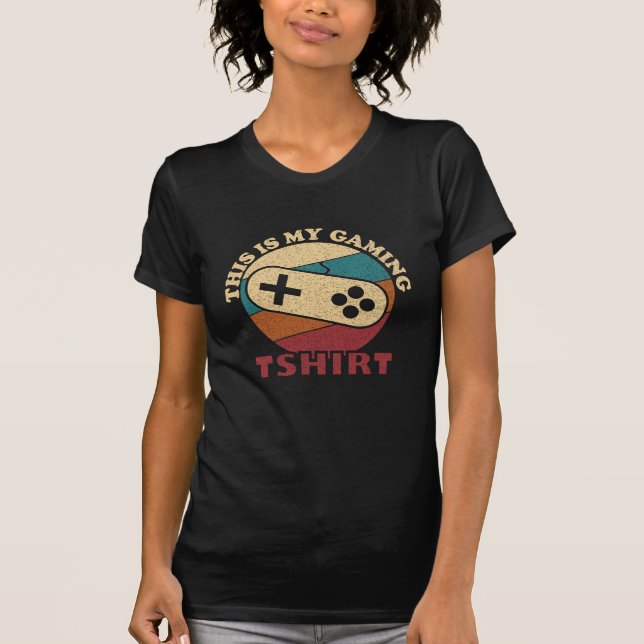 essa é minha camiseta de gaming divertida para gam (Frente)