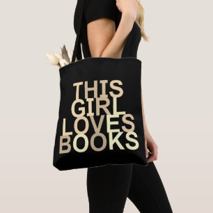 ESSA GAROTA ADORA LIVROS DE TOTE BAG