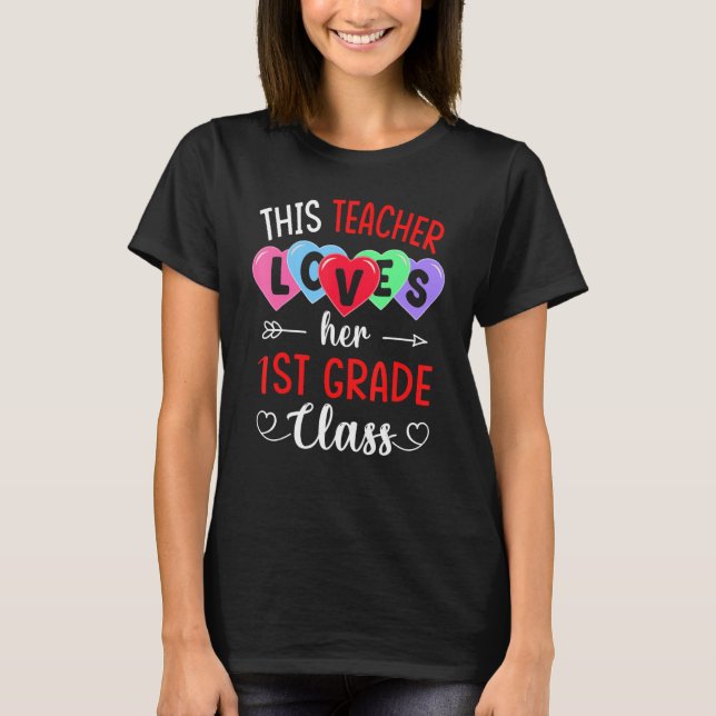 ESSA PROFESSORA ADORA SUA CLASSE DE 1 RUA Camisas  (Frente)