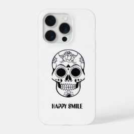 Esse design de Caveira com Sorriso Feliz