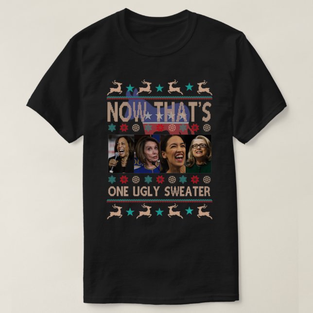 Esse é um suéter feio Harris Pelosi Aoc Hill (Frente do Design)