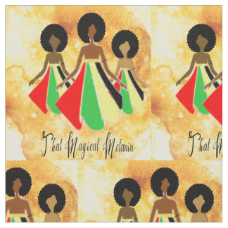Esse tecido de algodão mágico de Afrocentric da