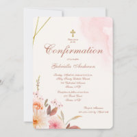 Essência Floral Convite Religioso