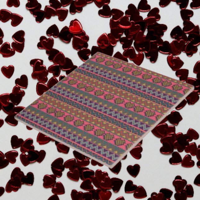 Essência Tribal Azulejo Cerâmico - Arte Geométrica (Criador carregado)