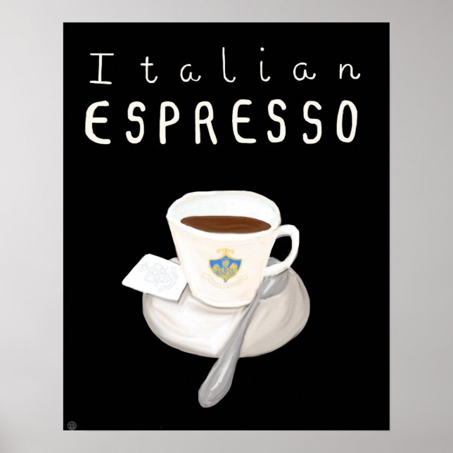 Essential Italy Poster - Espresso Italiano (Frente)