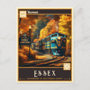 Essex Junction, Vermont   Cartão postal Vintage