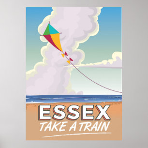 Essex, poster de Viagens vintage do Reino Unido