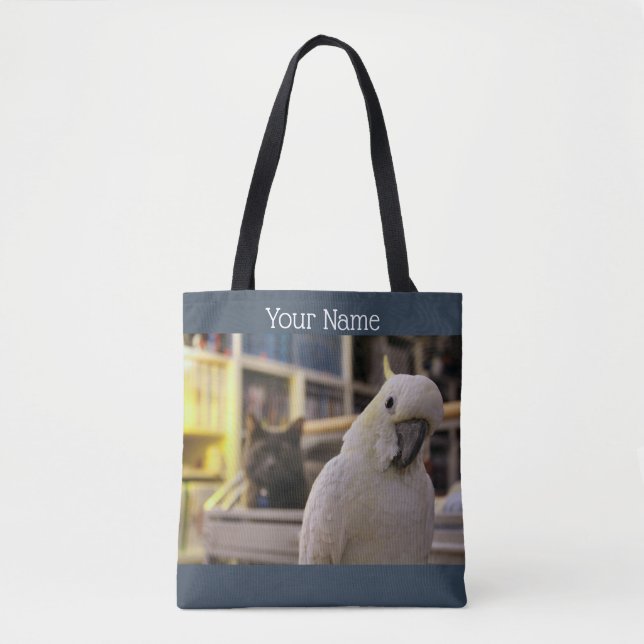 Está atrás de mim... não é?   bolsa tote (Frente)