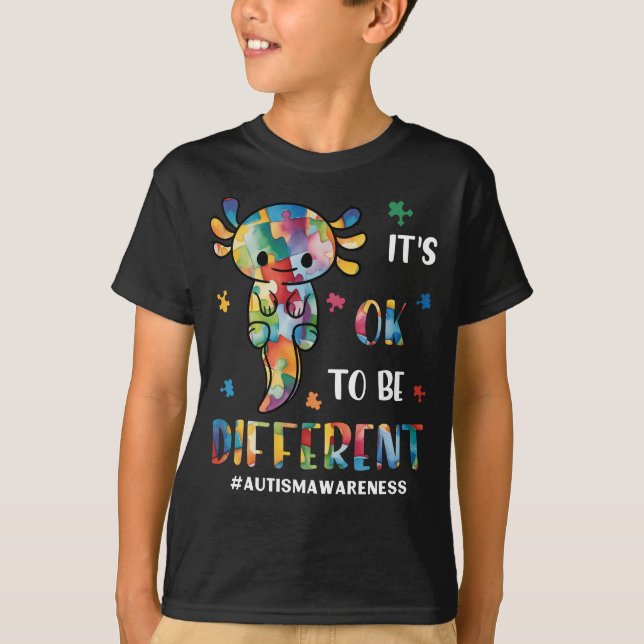 Está bem ser diferente. | Camisa de gentileza (Frente)