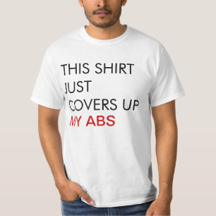 Esta camisa apenas cobre acima meu t-shirt dos