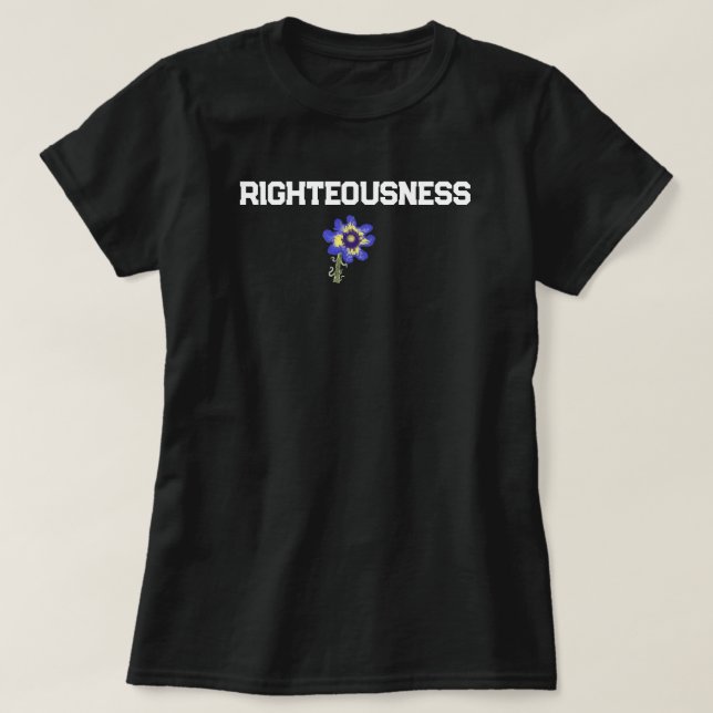 Esta camisa cristã feminina é para compartilhar o  (Frente do Design)