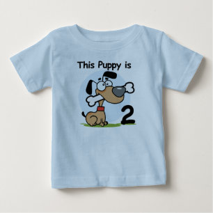Esta camiseta e presentes de segundo aniversário