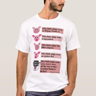 "Esta camiseta leitão" dos homens pequenos da