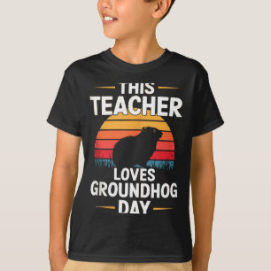 Esta camiseta sem mangas do professor ama o Dia da