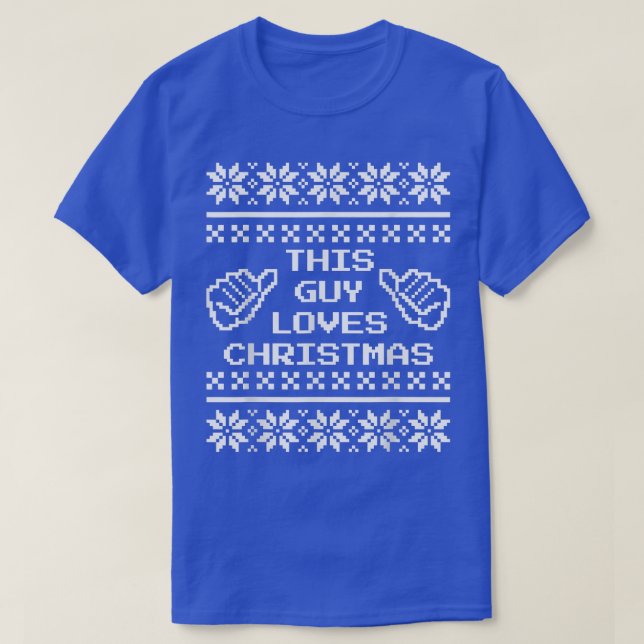 Esta Cara Ama Piel De Suéter Feio De Natal (Frente do Design)