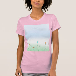 Está chegando a primavera! Camiseta feminina