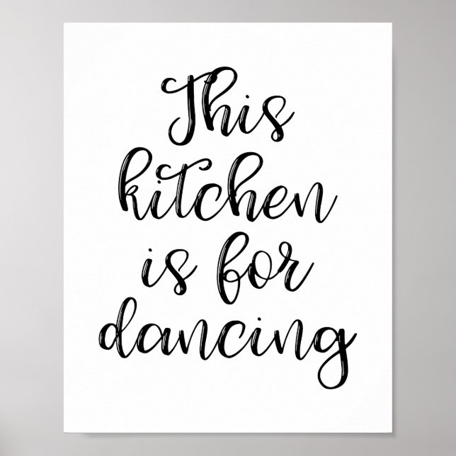 Esta Cozinha É Para A Poster De Dança (Frente)