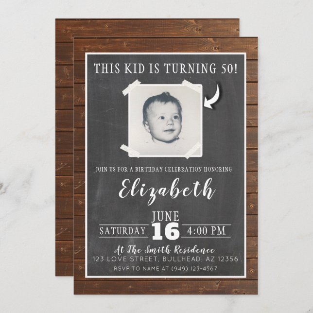 Esta Criança está transformando o Convite para Fot (Frente/Verso)